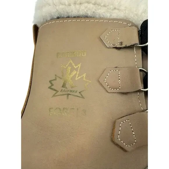 VTG Sorel Caribou Kaufman Canada Insulated Leather
Winter Boots Waterproof Sz 8 - Picture 9 of 13